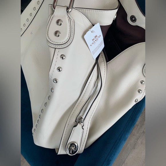 Brand New Coach white edie shoulder bag - Picture 6 of 6